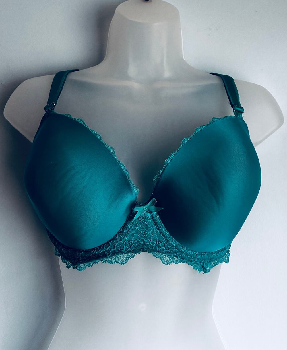 Victoria's Secret Bra Dream Angels Demi 38D Turquoise